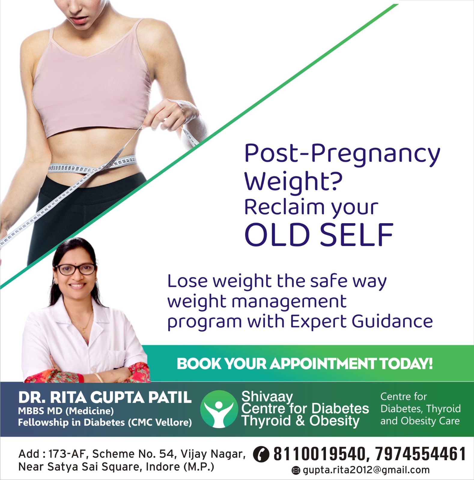 Best Doctor for Post Pregnancy Weight Management in Indore